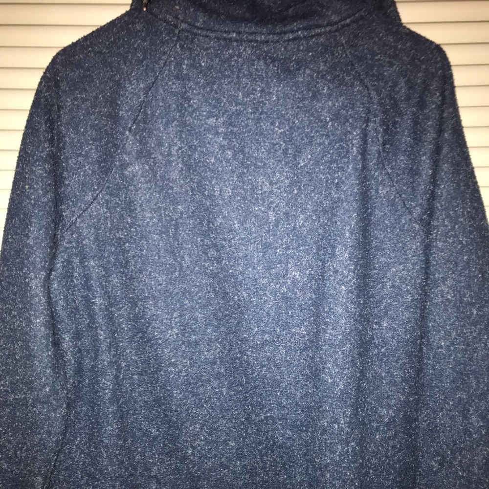 Blue zip up jacket